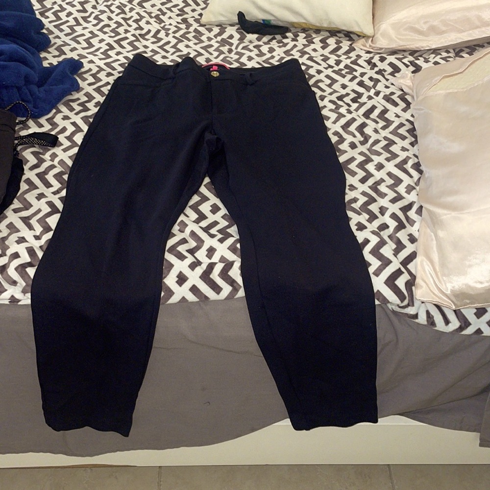 blue dress pants size 10, gently used